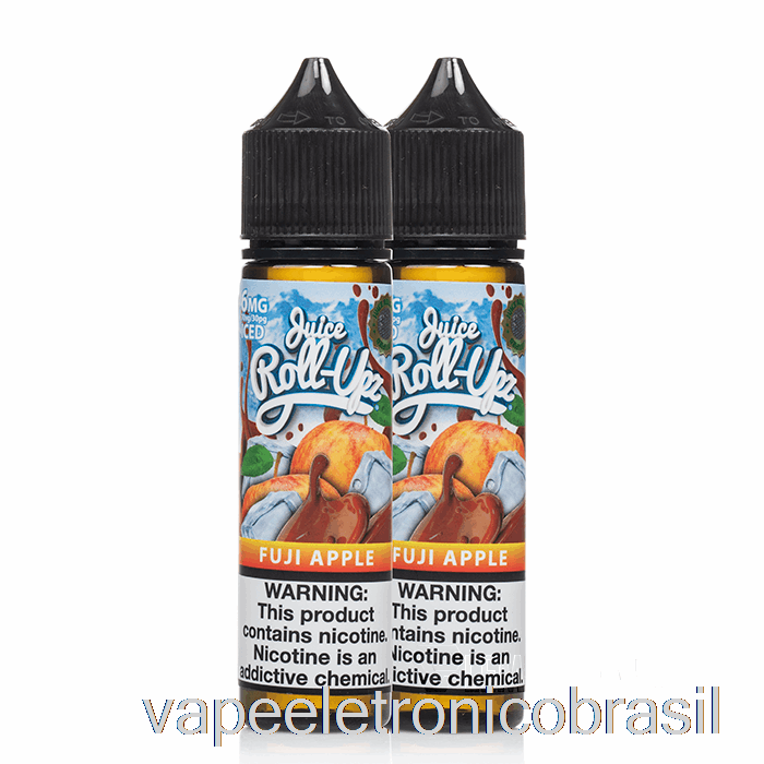 Vape Eletrônico Ice Fuji Apple - Suco Roll Upz - 120ml 0mg